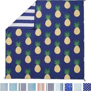 Great Bay Home Lightweight Reversible Quick Dry Microfiber Beach Towel. …